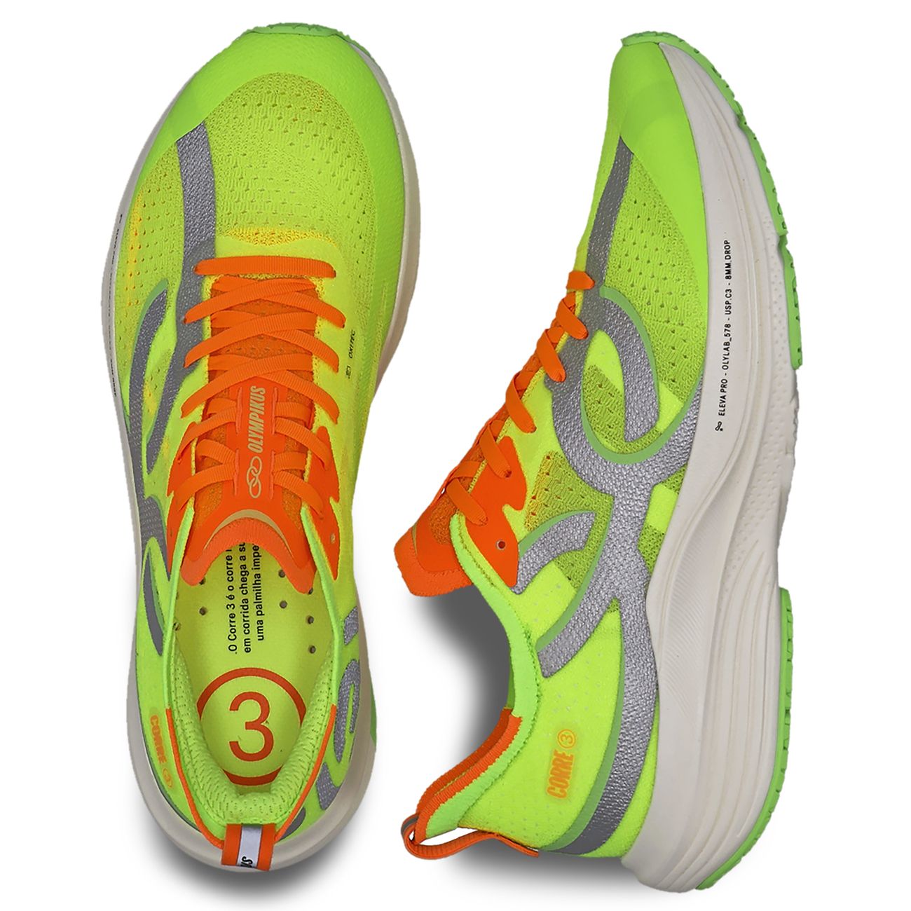 Tênis Corre 3 – Verde Premium