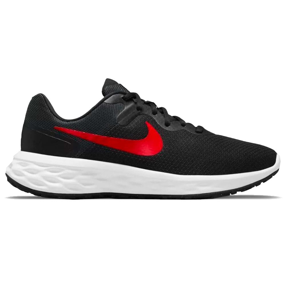 TÊNIS NIKE REVOLUTION 6 – PRETO+VERMELHO Black