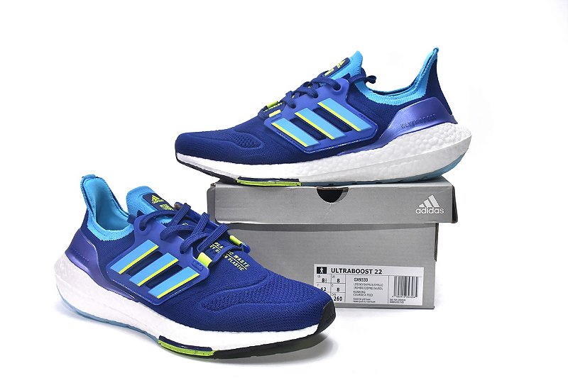 Ultraboost 22 Legacy Indigo Solar – Yellow Premium