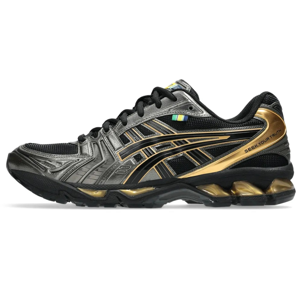 GEL-Kayano 14 Senna - Unissex - Preto com Dourado
