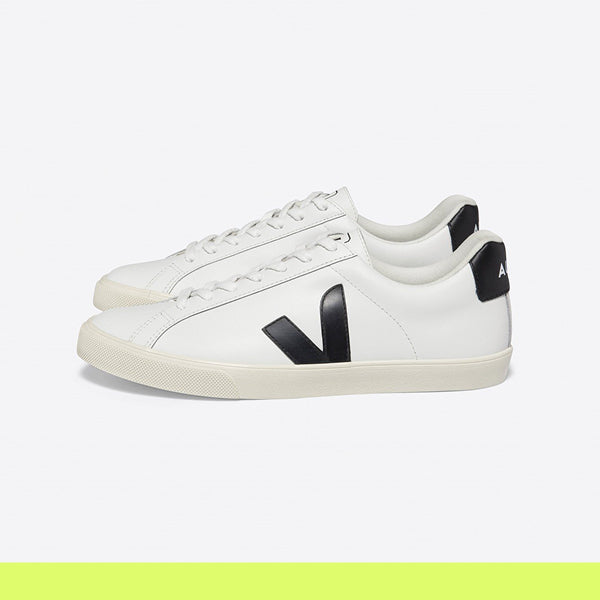 ESPLAR LEATHER WHITE – BLACK