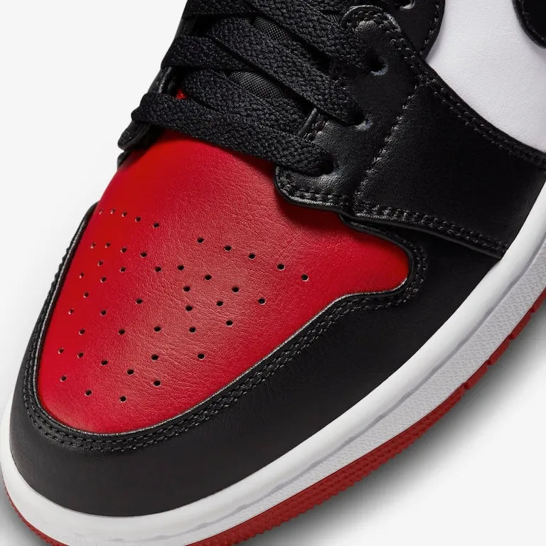 Air Jordan 1 Low Bred Toe – 2.0 Elegante