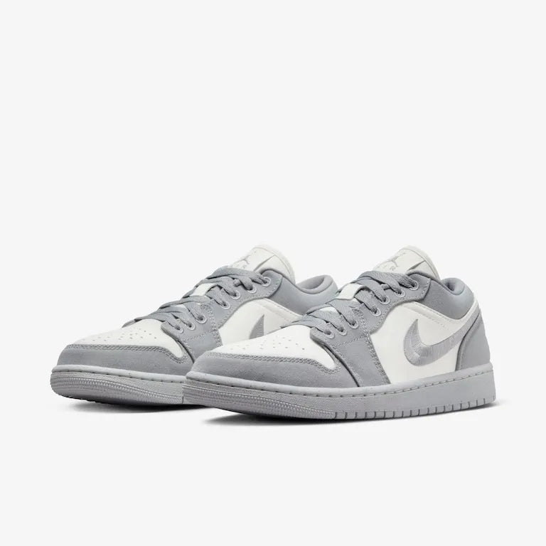 Air Jordan 1 Low Light Steel – Grey Premium