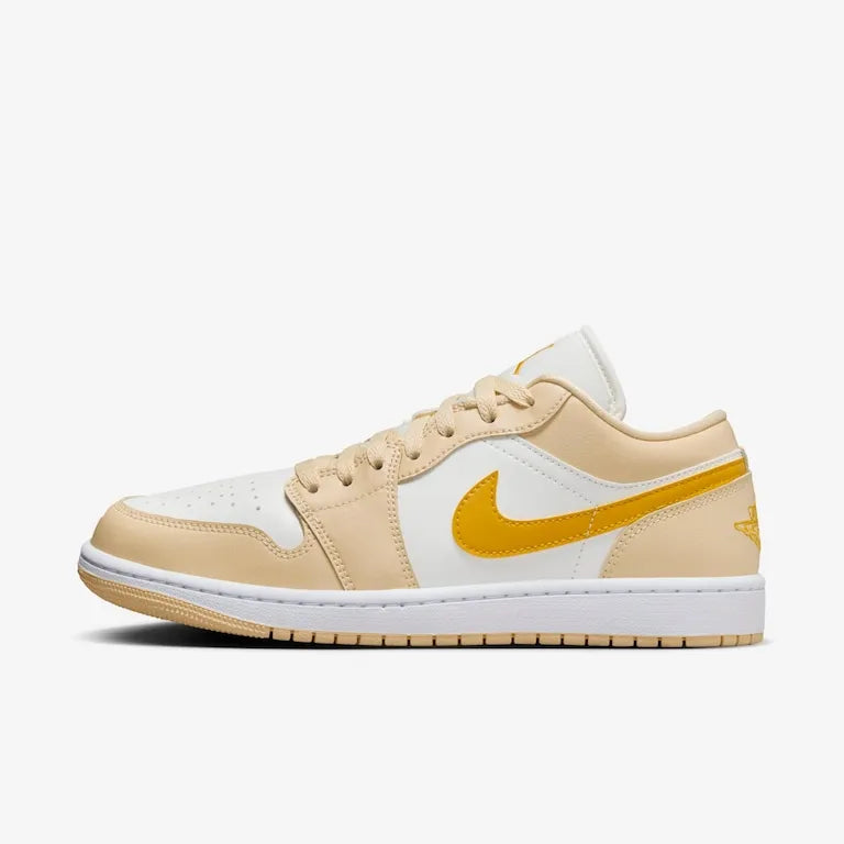 Air Jordan 1 Low Pale Vanilla White Yellow – Ochre Confortável