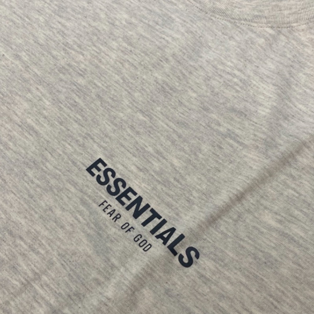 Camiseta Fear Of God Essentials Light Heather – Oatmeal Clássico
