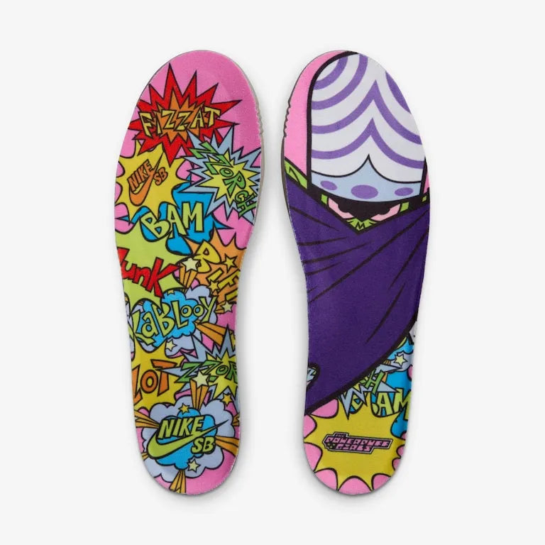 The Powerpuff Girls x SB Dunk Low – Blossom Exclusivo