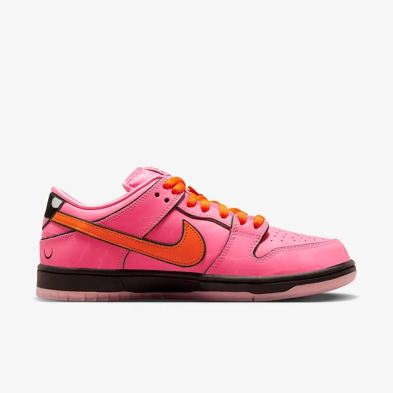 The Powerpuff Girls x SB Dunk Low – Blossom Exclusivo
