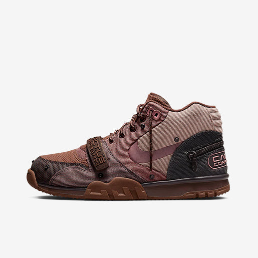 Travis Scott x Air Trainer Archeo Brown and Rusty – Pink Elegante