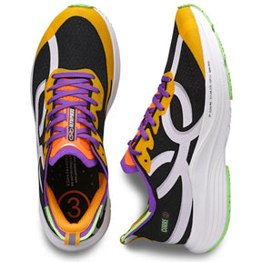 Tênis Olympikus Corre 3 Preto Preto e – Laranja Premium