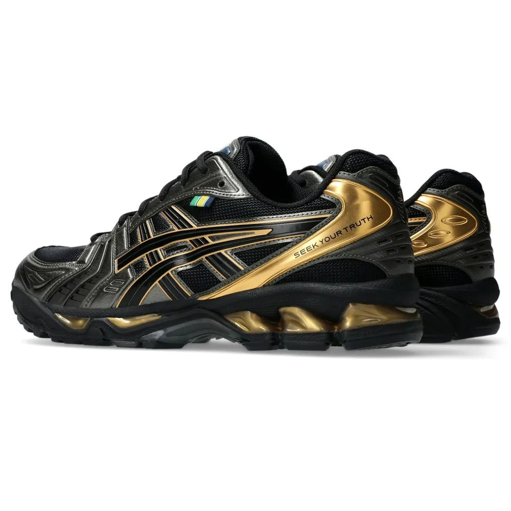 GEL-Kayano 14 Senna - Unissex - Preto com Dourado