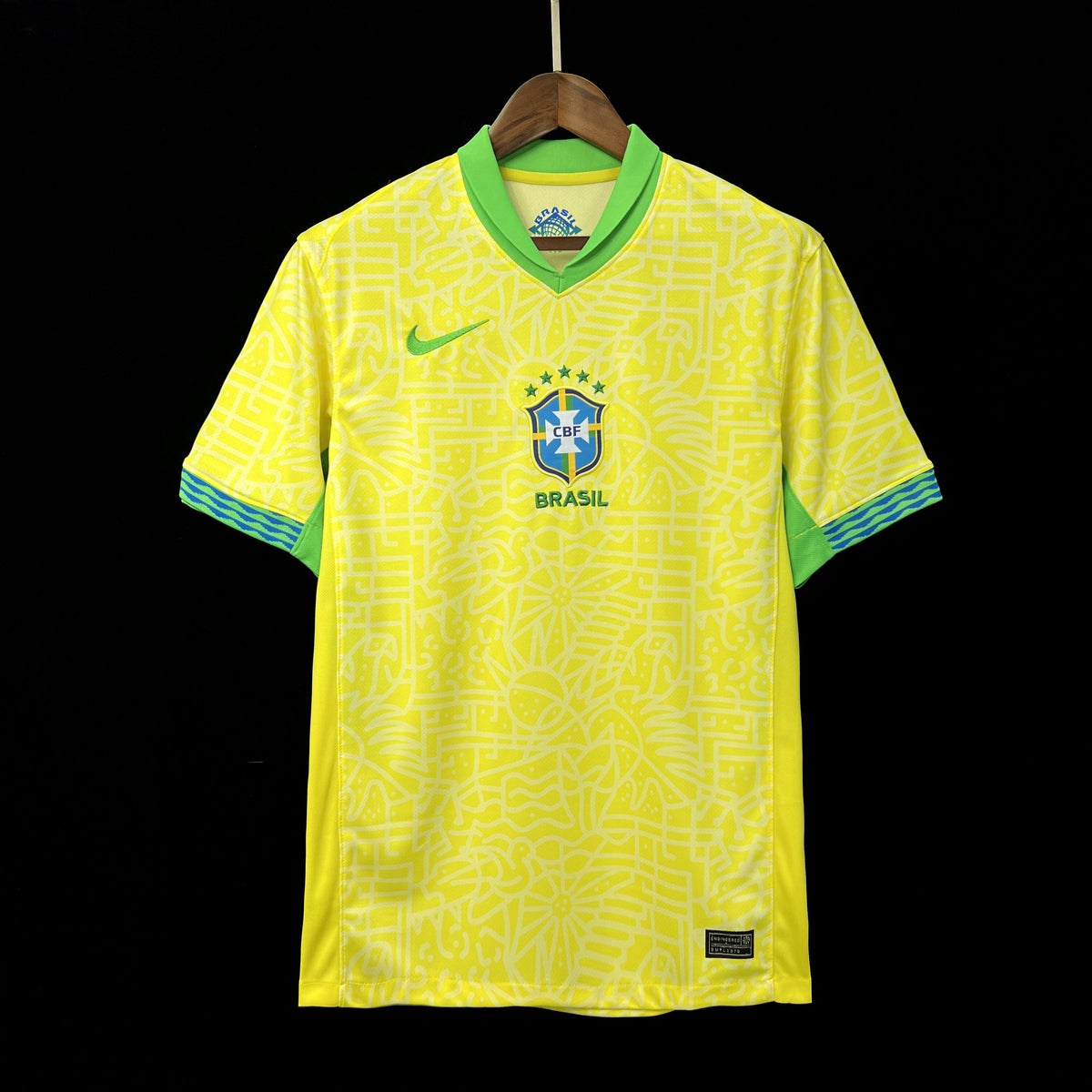 Camisa Brasil – Amarela Elegante