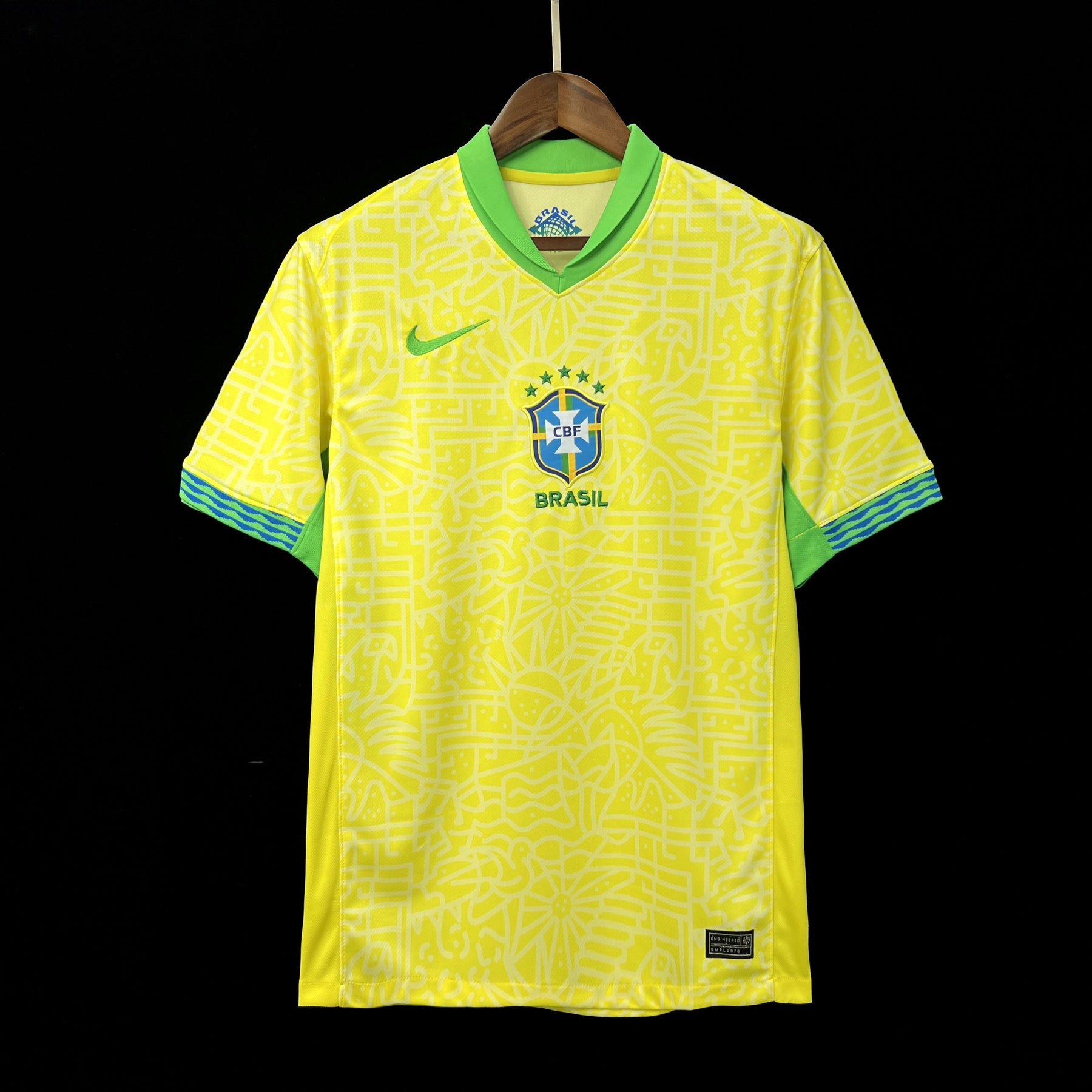 Camisa Brasil – Amarela Elegante