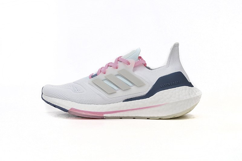 Ultraboost 22 White Almost – Blue Royal