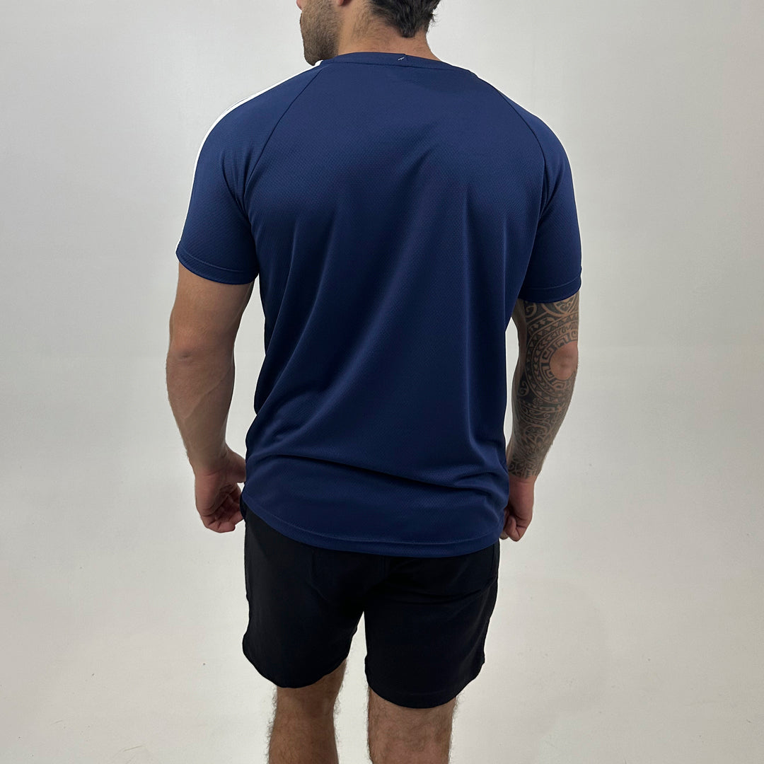 Camiseta Dry Fit III Listras – Ombro Elegante