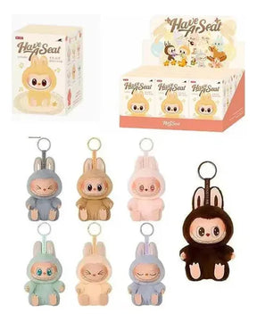 Chaveiro Real Labubu V1 V2 Blind Box Sit Party Action – Popmar Confortável