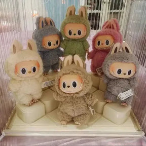 Chaveiro Real Labubu V1 V2 Blind Box Sit Party Action – Popmar Confortável