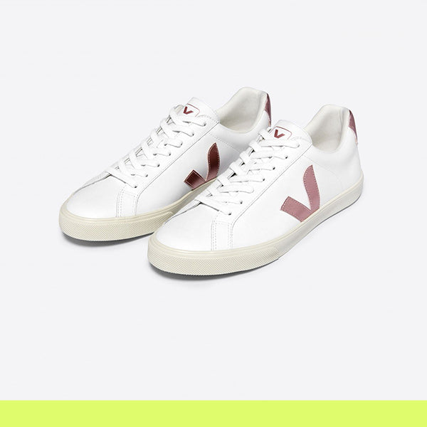 ESPLAR LEATHER WHITE – PINK Elegante