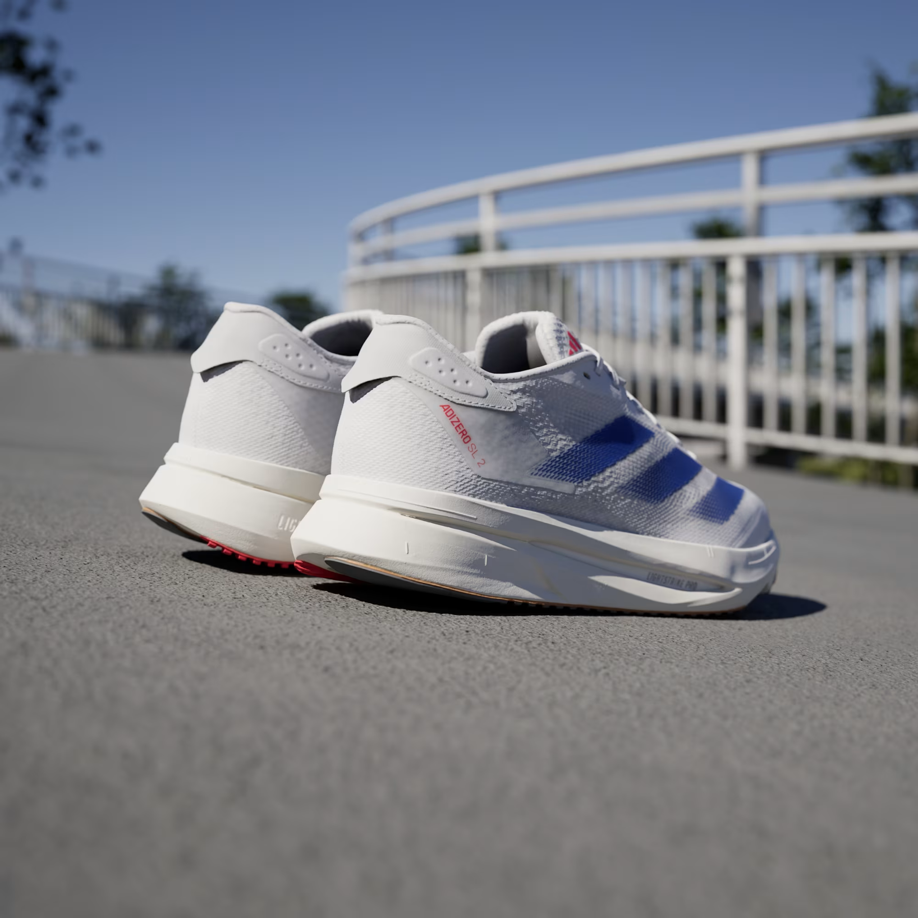 CORRIDA ADIZERO SL2 WHITE – BLUE Royal