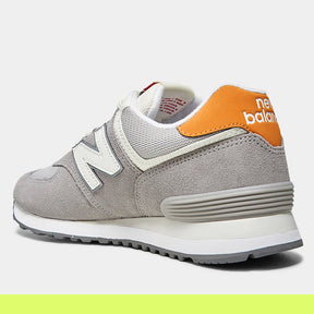 Tênis 574 V2 – Cinza+Laranja Premium