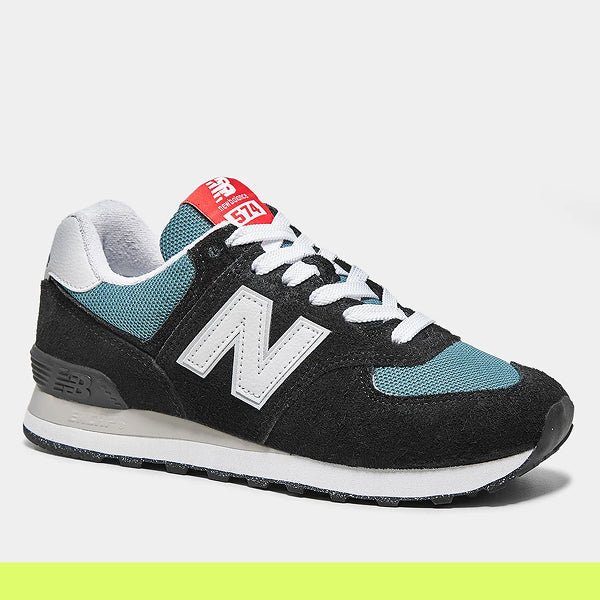 Tênis 574 V2 – Preto+Azul Black