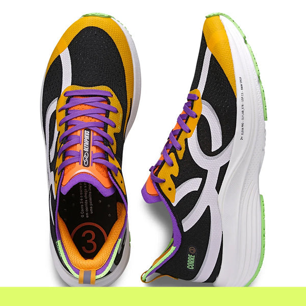 Tênis Corre 3 – Preto+Amarelo Black