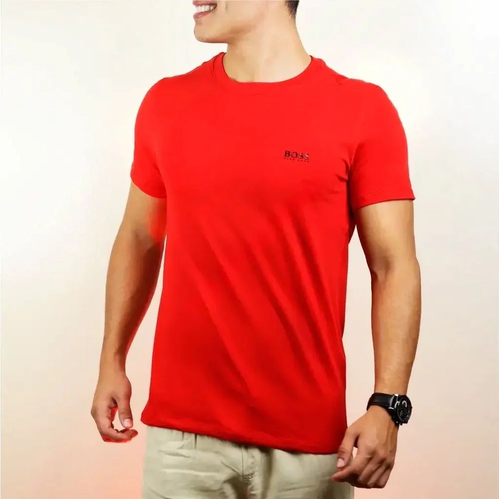Camiseta ALGODÃO Premium Hugo – Boss Elegante