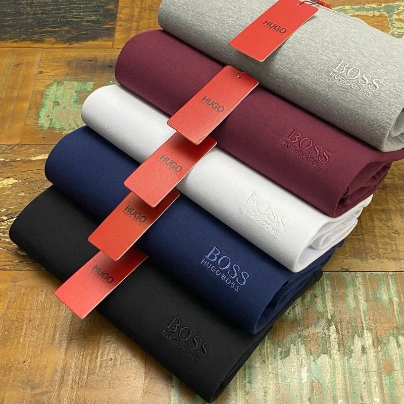 Camiseta ALGODÃO Premium Hugo – Boss Elegante