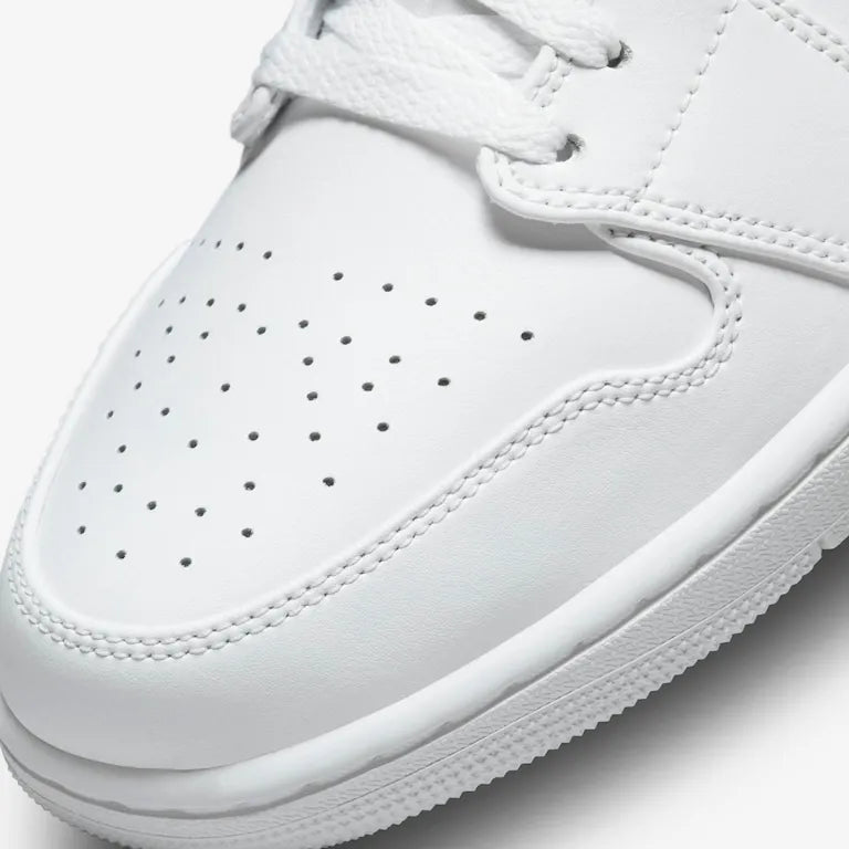 Air Jordan 1 Low Triple – White Clean