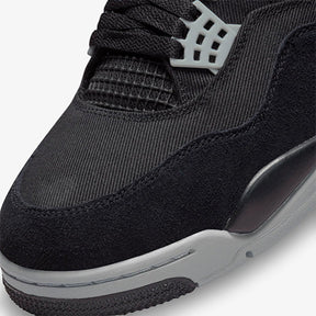 Air Jordan 4 Black – Canvas Confortável