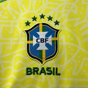 Camisa Brasil – Amarela Elegante