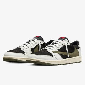 Travis Scott x Air Jordan 1 Low – Olive Confortável