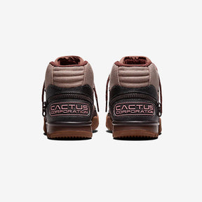 Travis Scott x Air Trainer Archeo Brown and Rusty – Pink Elegante